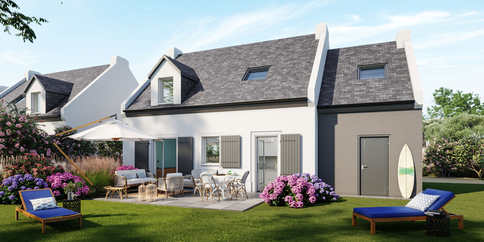 À quelques minutes de la plage