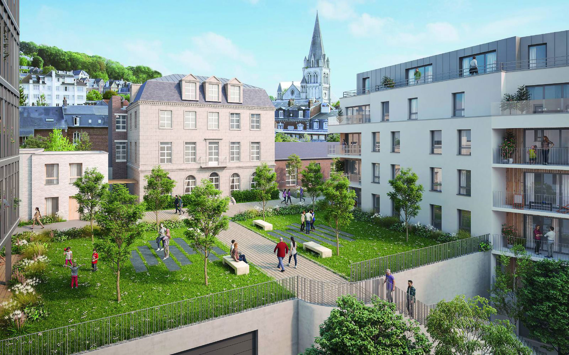 Au cœur de la rive droite de Rouen