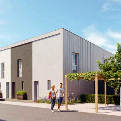 Hameau tranquille en ville