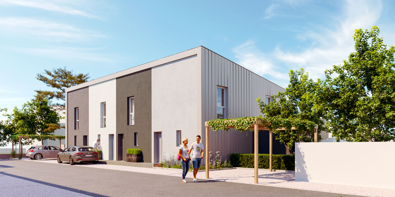 Hameau tranquille en ville